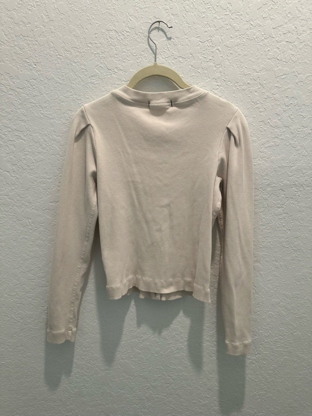 AMO off white Ribbed Cardigan - Picture 7 of 9